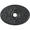 Ekena Millwork Alexa Ceiling Medallion (Canopies up to 5 5/8"), 30 3/4"W x 21 1/4"H x 3 7/8"ID x 1 5/8"P, Pewter CM21X30ALPES - alternate 1